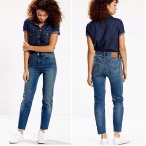 Levi’s Wedgie Fit Jean with White Oak Cone Denim